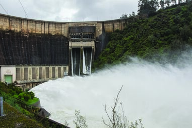 Castelo de Bode regista 87% da capacidade máxima do volume de armazenamento 