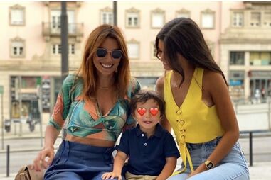 Maria Cerqueira Gomes e os filhos