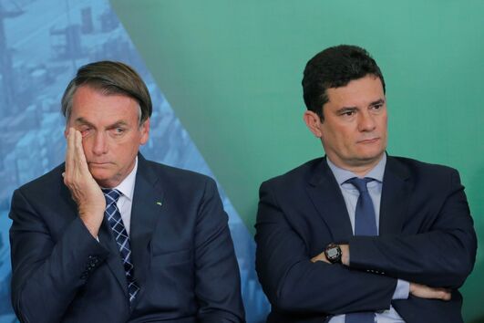 Bolsonaro e Sérgio Moro
