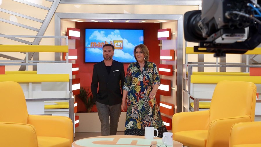 Nuno Eiró e Maya estão de volta às manhãs da CMTV num estúdio totalmente renovado