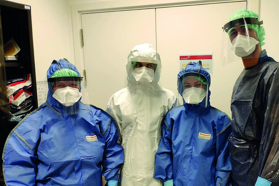 Equipa de combate à pandemia inclui 31 enfermeiros e 25 auxiliares. Médicos destacados são pelo menos 13 