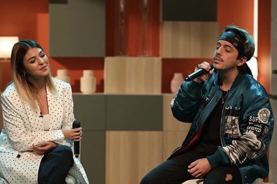 Bárbara Bandeira e Kasha no programa de Cristina Ferreira