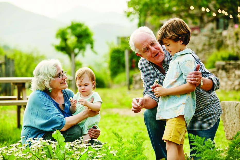 Convívio entre avós e netos