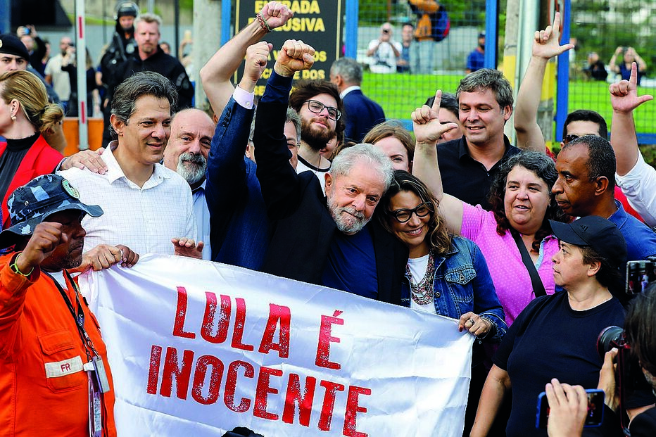Lula da Silva foi libertado da prisão em novembro