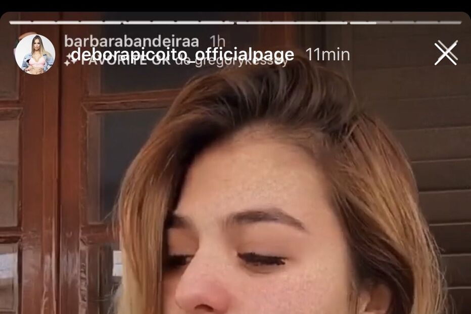 Débora Picoito mostra-se indignada com choro de Bárbara Bandeira