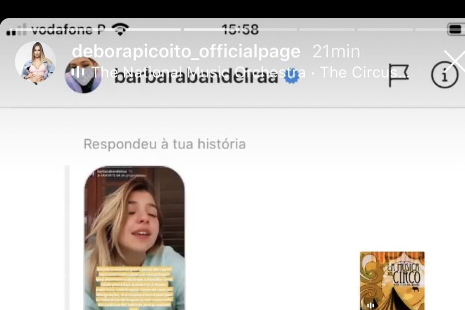 Bárbara Bandeira responde a Débora Picoito