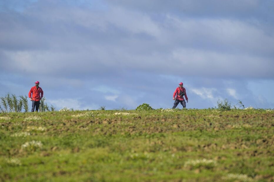 As imagens do quarto dia de buscas por Valentina que terminaram com o pai a confessar que matou a menina