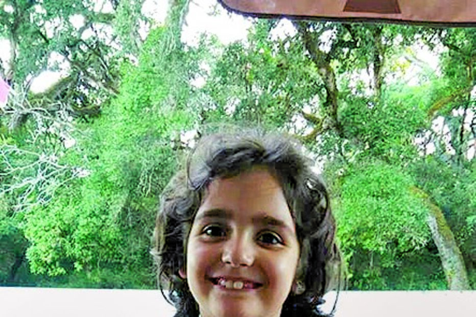 Valentina tinha 9 anos e estava a passar temporada com o pai 