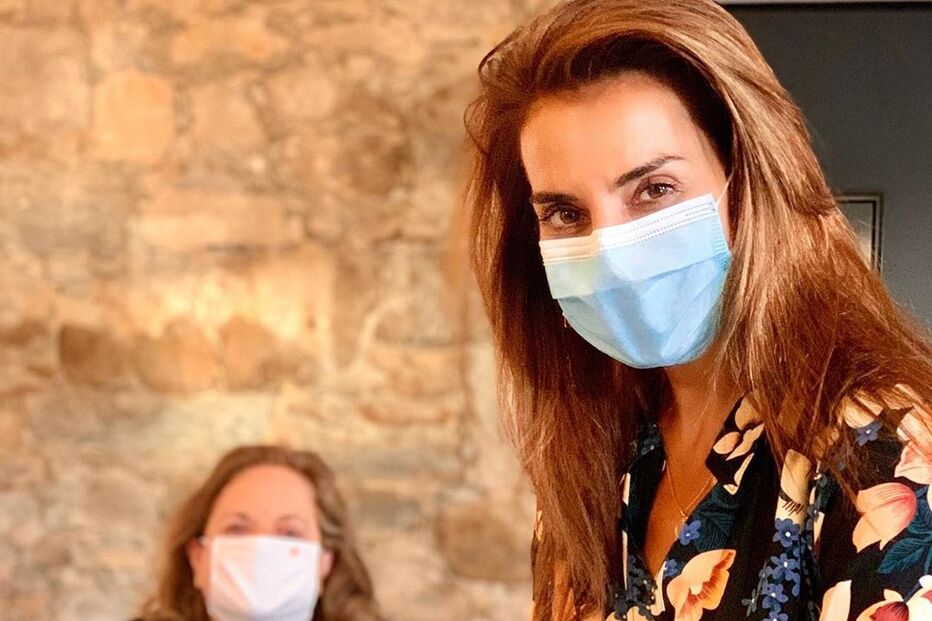 Catarina Furtado com a mãe, Helena