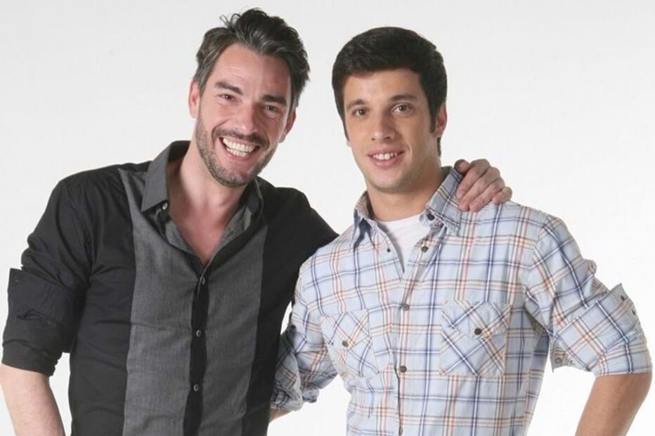 Cláudio Ramos e o irmão, Luís Nascimento, ex-concorrente da 'Casa dos Segredos'