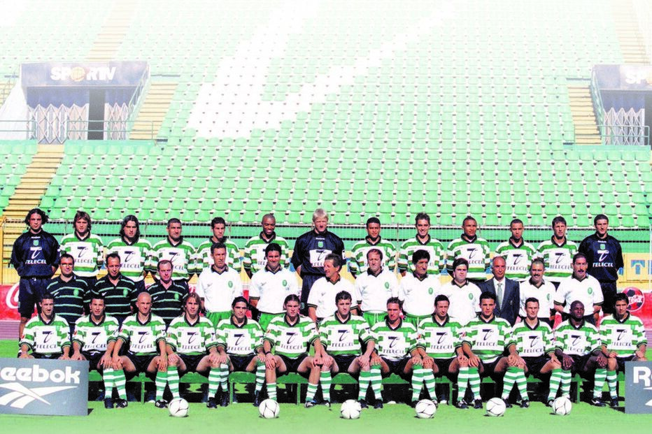 Plantel do Sporting em 2000