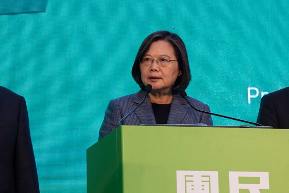 A presidente de Taiwan Tsai Ing-wen