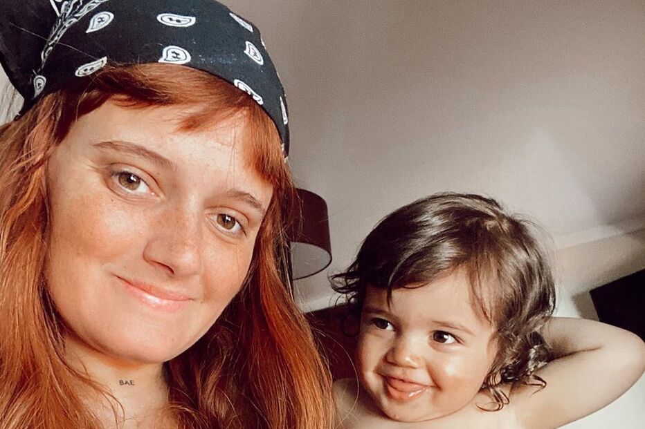 Carolina Deslandes com Guilherme