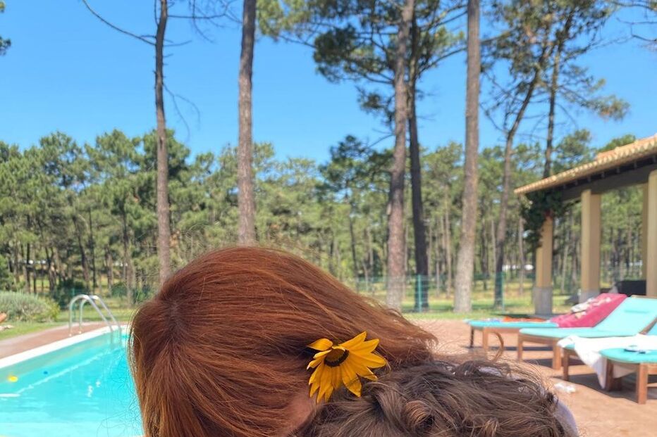 Carolina Deslandes com Santiago