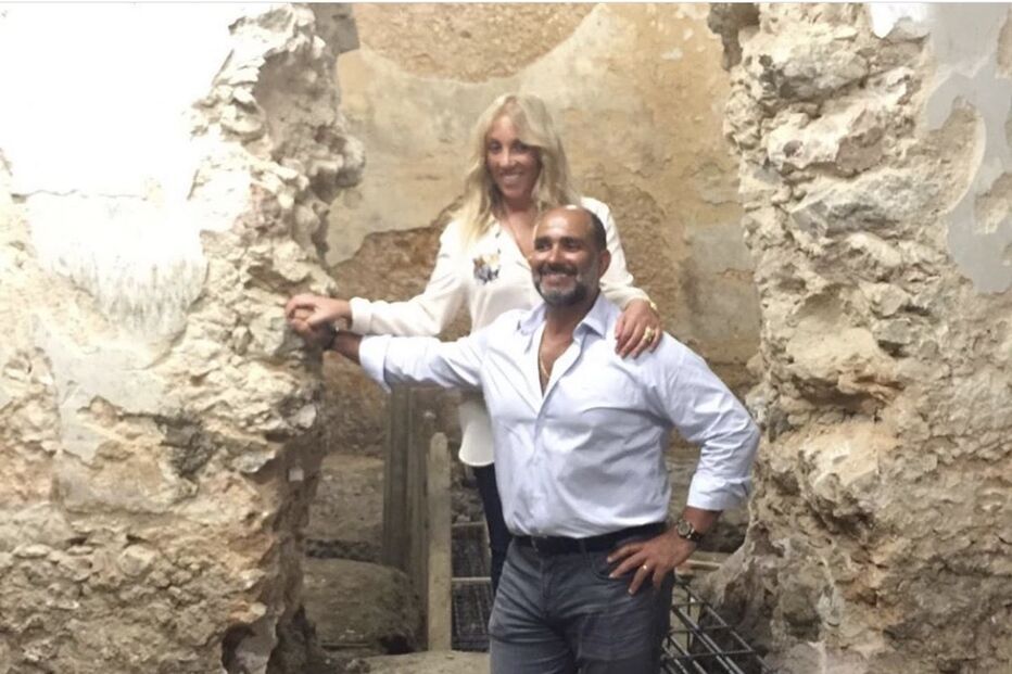 Paula Amorim e o marido