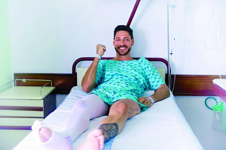 Ângelo Rodrigues enfrenta oitava cirurgia à perna