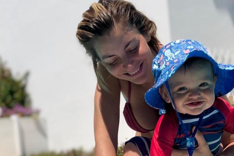 Jessica Athayde com Oliver