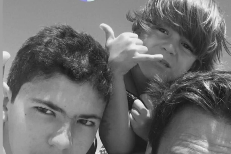 José Fidalgo com o filho, Lourenço