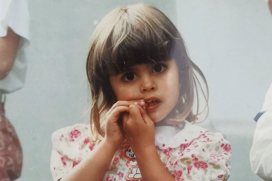 Carolina Patrocínio na infância