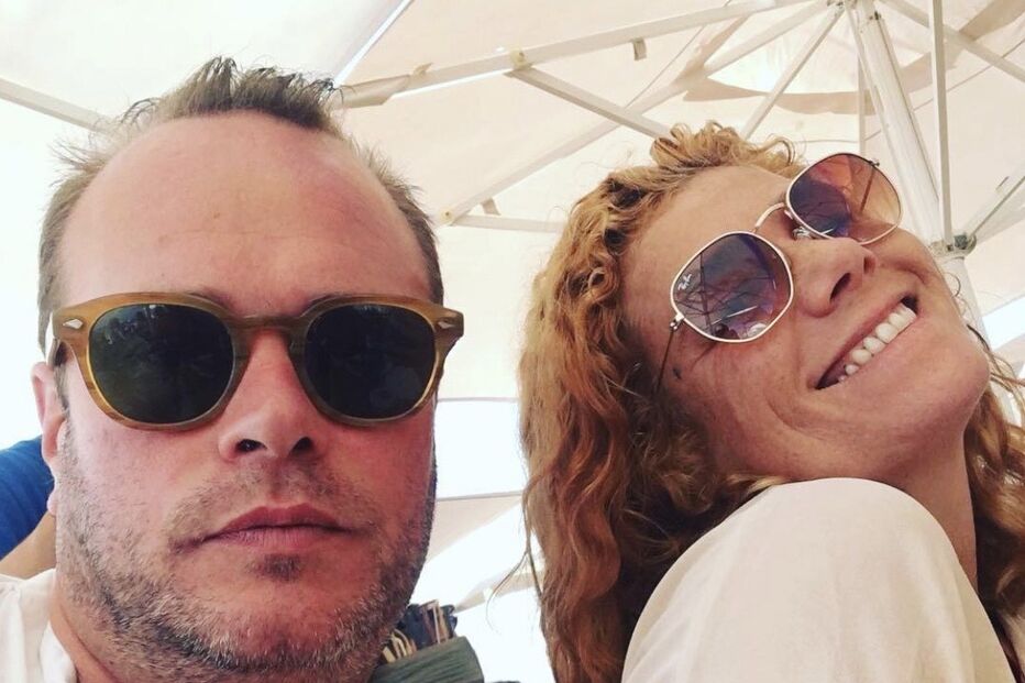 Ana Brito e Cunha e o marido, Afonso