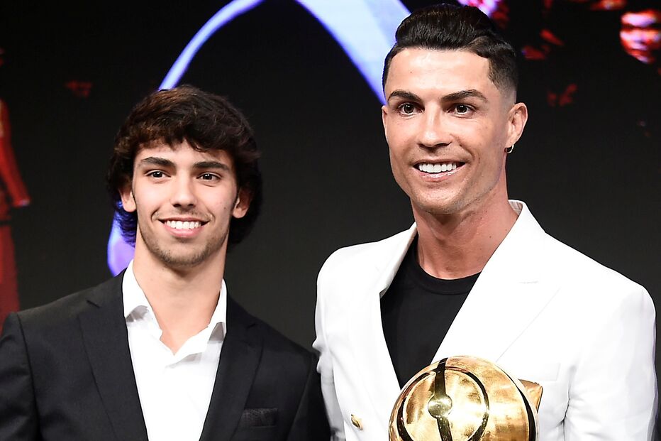 João Félix e Cristiano Ronaldo