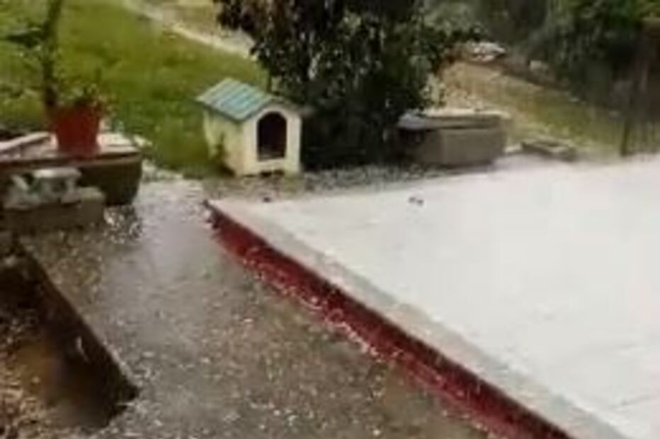 Queda de granizo em Armamar, Coimbra