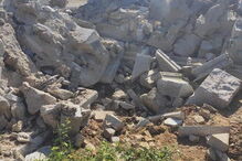 Trovoada destrói cruzeiro do Santuário de Nossa Senhora do Naso em Miranda do Douro