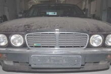 Carrinha e Jaguar de homem alemão, suspeito de envolvimento no desaparecimento de Madeleine McCann