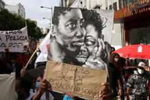 Manifestação antirracista e antifascista 