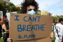 Manifestação antirracista e antifascista 