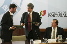 Miguel Cruz no centro