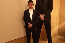 Cristianinho com Ronaldo