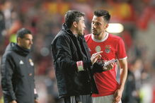 Bruno Lage acabou por apostar em Samaris para os instantes finais do jogo de quarta-feira  