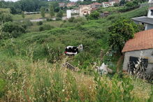 Despiste de carro faz dois feridos na A29 em Gaia
