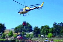 Aparelho seguiu para combate a fogo florestal 