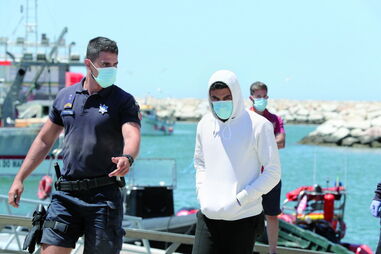 Migrantes à chegada