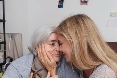 Adelaide Ferreira com a mãe