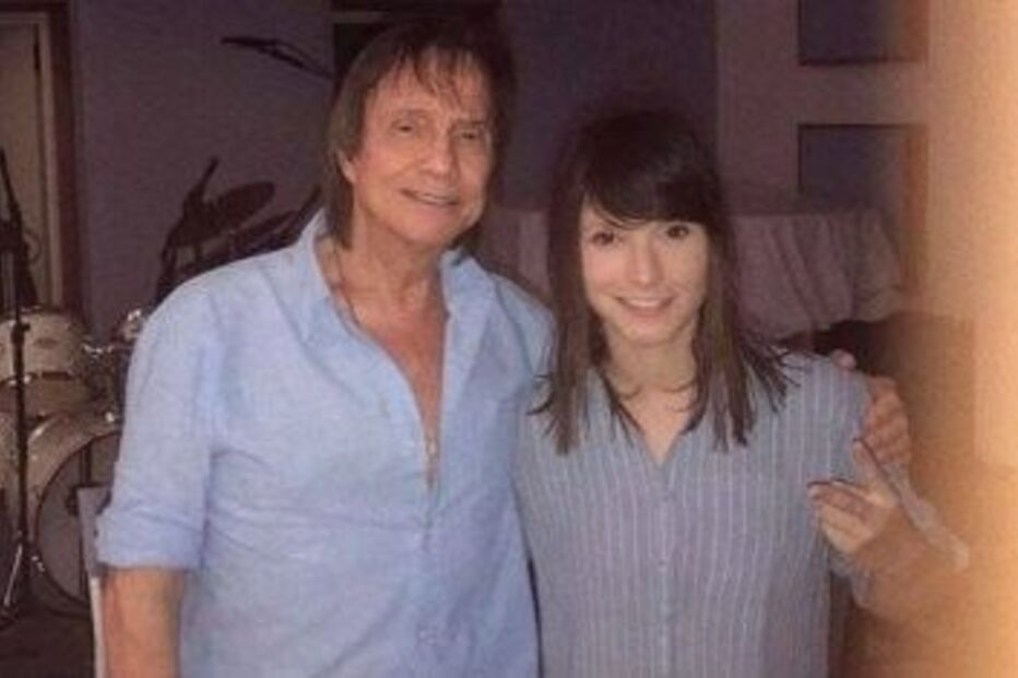 Roberto Carlos e Tamara Angel