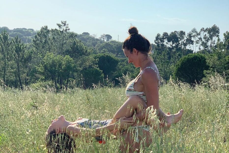 Cláudia Vieira e a filha mais velha, Maria