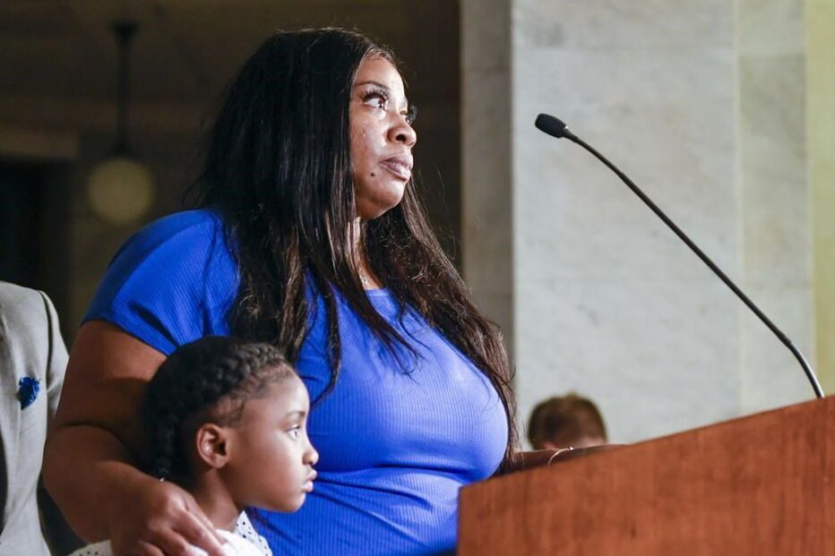 Roxie Washington e a filha de George Floyd, Gianna