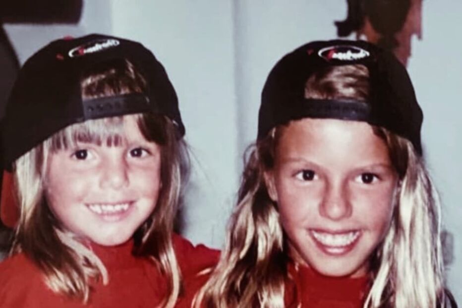 Pimpinha Jardim e Isaurinha Jardim quando eram