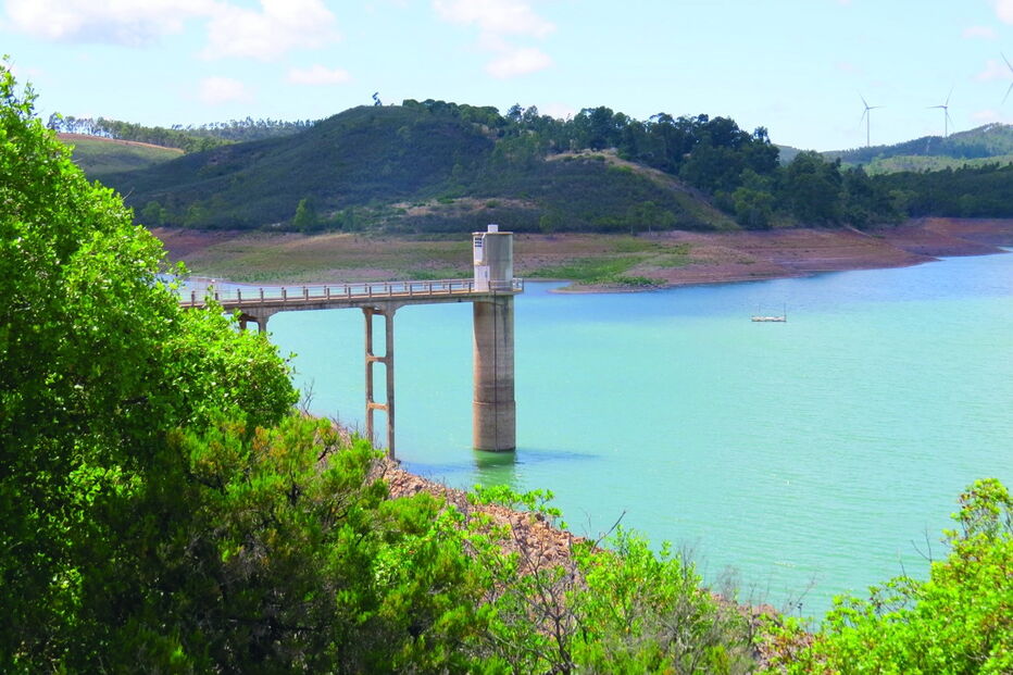 Barragem da Bravura (ou de Odeáxere), no Algarve