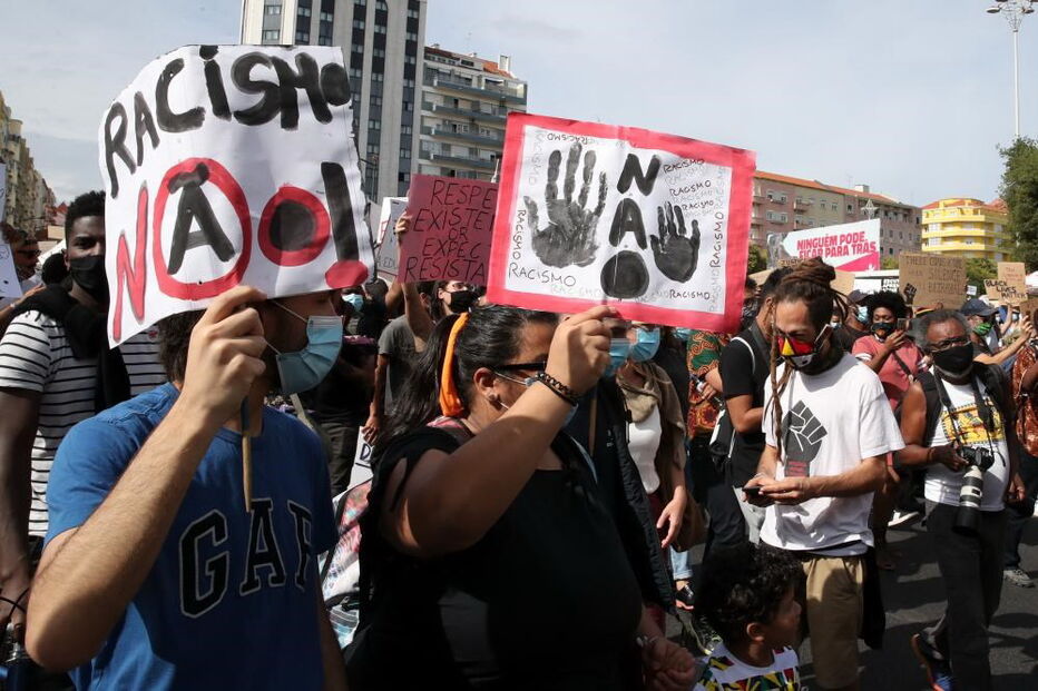 Manifestação antirracista e antifascista 