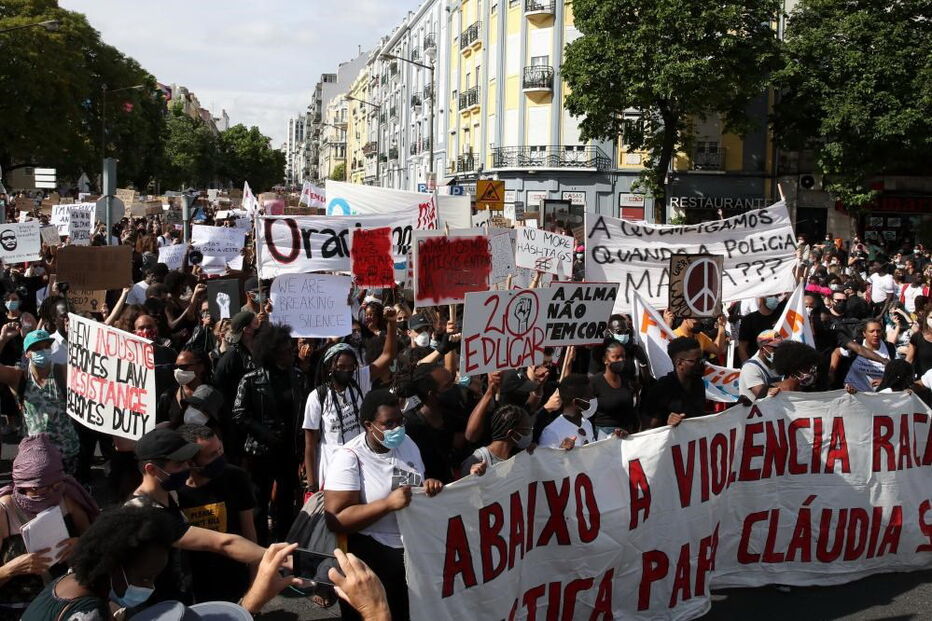 Manifestação antirracista e antifascista 
