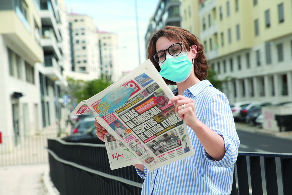 Milhares de leitores do Correio da Manhã recebem máscara grátis