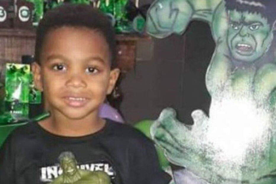 Enzo dos Santos na festa de aniversário 