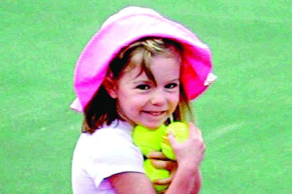 Maddie tinha três anos quando  desapareceu 