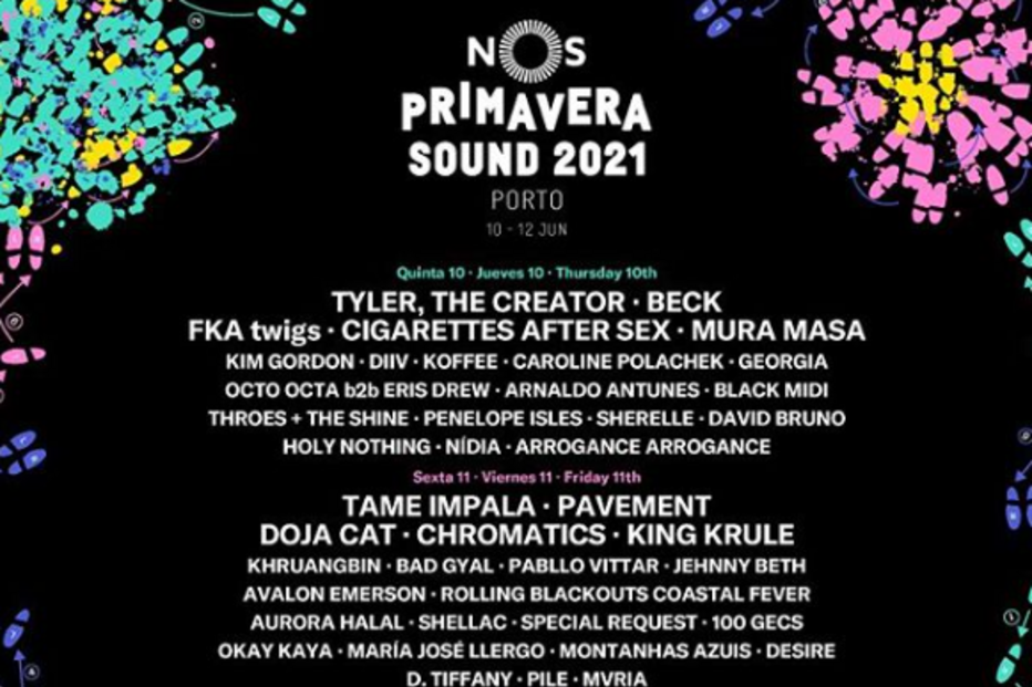 Cartaz do Nos Primavera Sound 2021 traz novidade. Gorillaz e Tame Impala confirmados