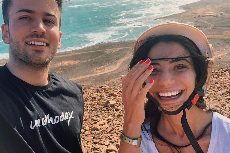 David Carreira e Carolina Carvalho