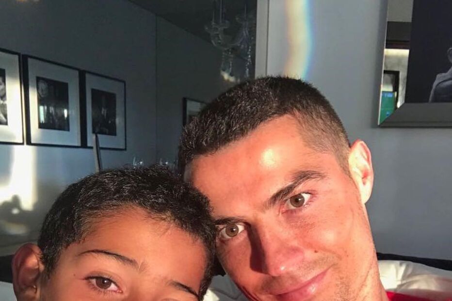Cristianinho com Ronaldo
